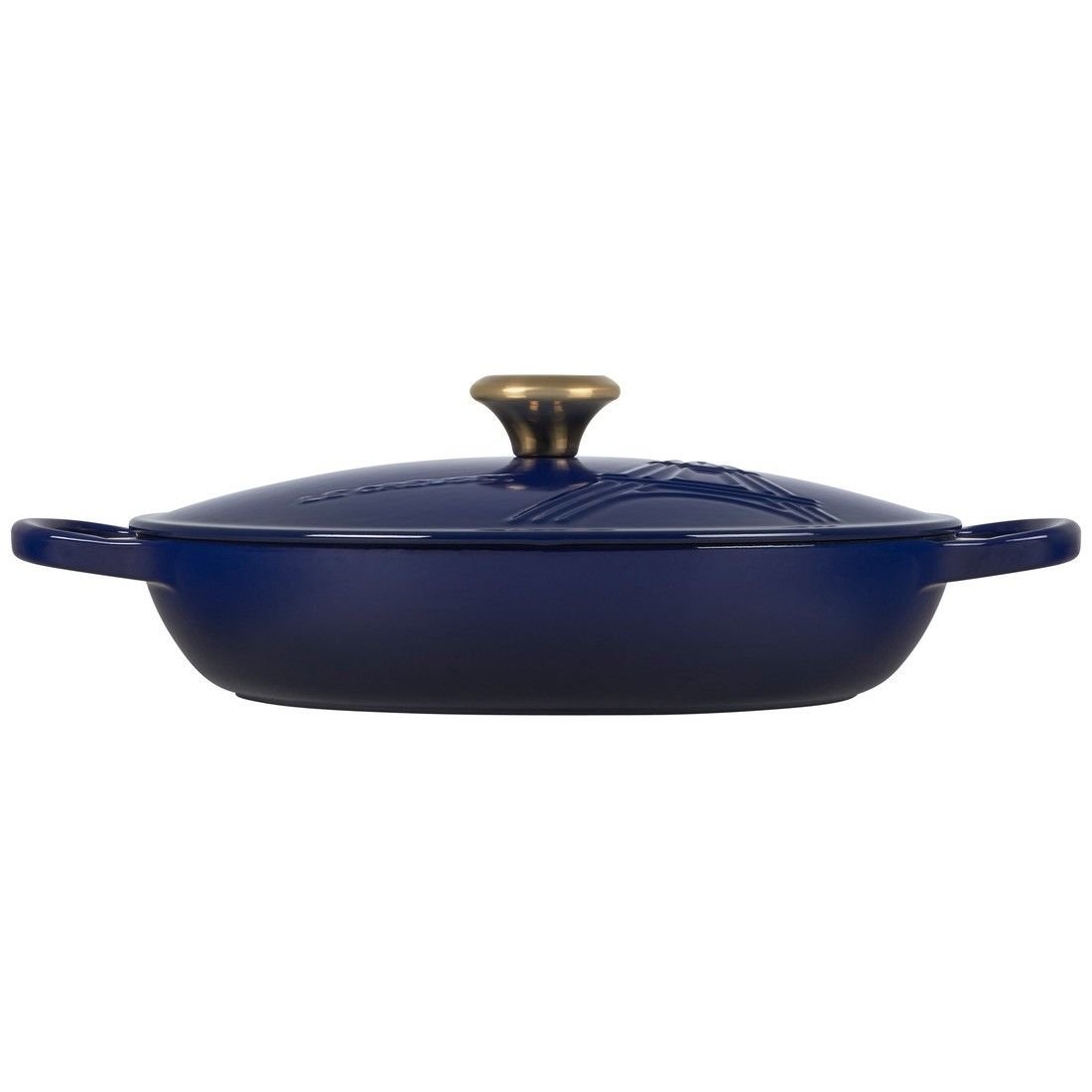 Le Creuset 3.5Qt Signature Braiser Eiffel Tower Collection | Indigo 6 Le Creuset 3.5Qt Signature Braiser Eiffel Tower Collection | Indigo - Image 4
