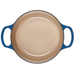 Le Creuset 2 Qt. Round Signature Cast Iron Dutch Oven With Stainless Steel Knob | Marseille Blue -STAUB Shop 1859ss d