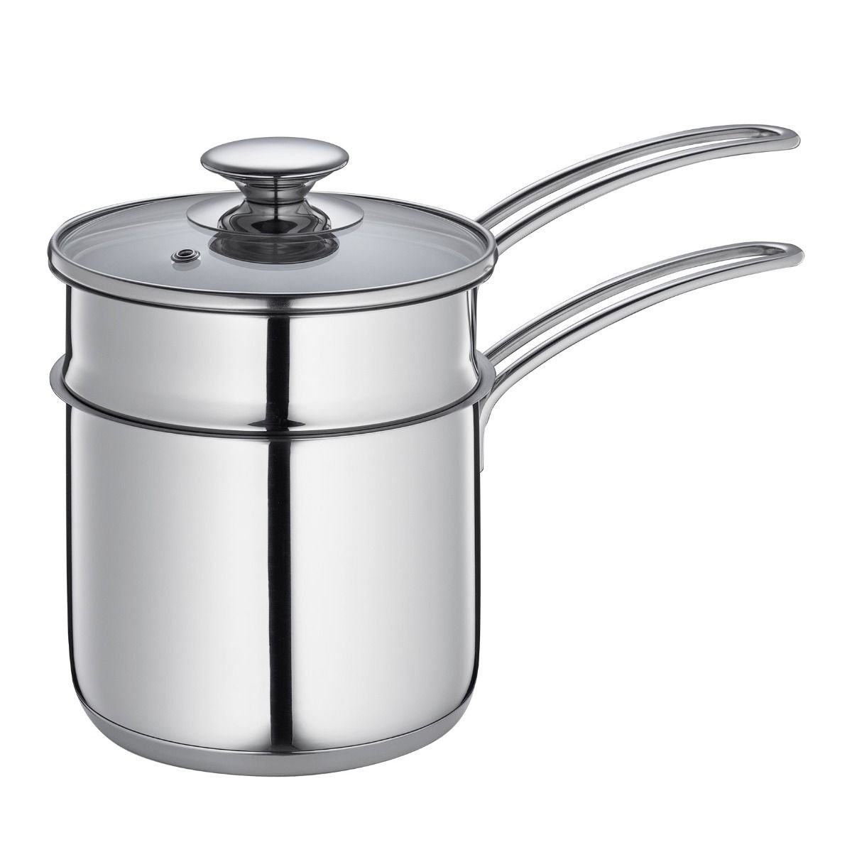 Frieling Mini Double Boiler With Glass Lid | 1.6-Quart 2 Frieling Mini Double Boiler With Glass Lid | 1.6-Quart