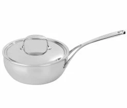 Demeyere Atlantis Saucier With Lid - 2.6 Quart
