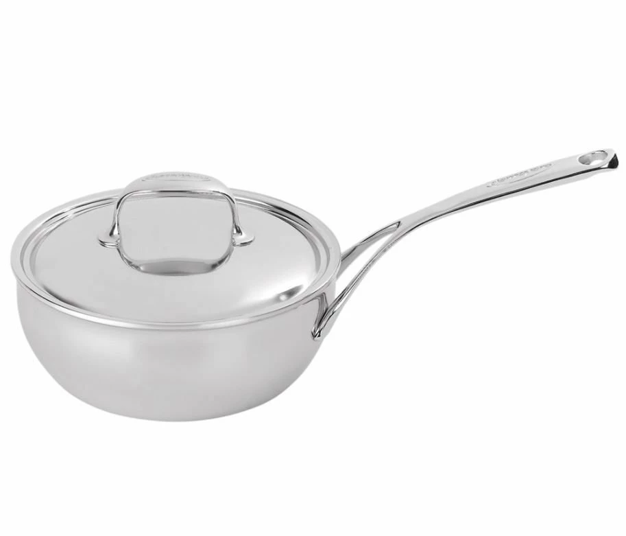 Demeyere Atlantis Saucier With Lid - 2.6 Quart