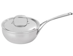 Demeyere Atlantis Saucier With Lid - 3.5 Quart
