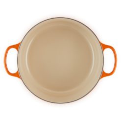 Le Creuset 9 Qt. Round Signature Dutch Oven With Stainless Steel Knob | Flame Orange 12 Le Creuset 9 Qt. Round Signature Dutch Oven With Stainless Steel Knob | Flame Orange -STAUB Shop 302ss d