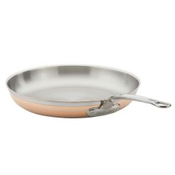 Hestan CopperBond Induction Cookware 12.5" Open Skillet -STAUB Shop 31591 hcb hestan copperbond large 12.5 inch open skillet