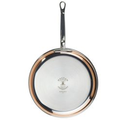Hestan CopperBond Induction Cookware 12.5" Open Skillet -STAUB Shop 31591 hcb copperbond 12.5 inch open skillet bottom view