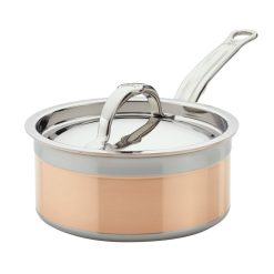 Hestan CopperBond Induction Cookware 1.5 Qt Covered Saucepan -STAUB Shop 31593 hcb 1.5 qt hestan copperbond saucepan