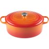Le Creuset 9.5 Qt. Oval Signature Dutch Oven With Stainless Steel Knob | Flame Orange -STAUB Shop 352ss b