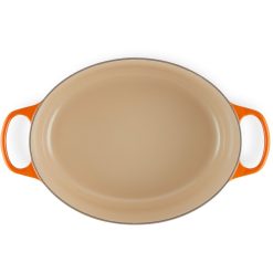 Le Creuset 9.5 Qt. Oval Signature Dutch Oven With Stainless Steel Knob | Flame Orange 5 Le Creuset 9.5 Qt. Oval Signature Dutch Oven With Stainless Steel Knob | Flame Orange -STAUB Shop 352ss d