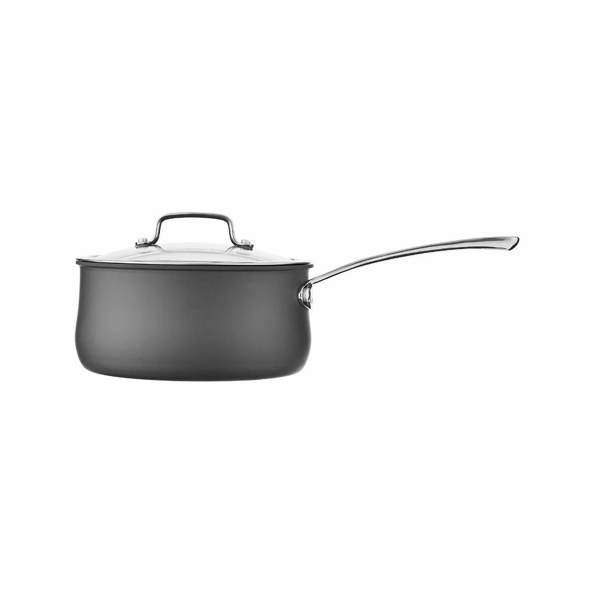 Cuisinart Contour Hard Anodized Saucepan With Cover | 3 Qt. - Image 2