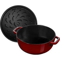 Staub 3.75 Qt Essential French Oven With Lilly Lid | Grenadine 5 Staub 3.75 Qt Essential French Oven With Lilly Lid | Grenadine -STAUB Shop 40508 675 0 5 2