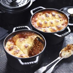 Staub 1.25 Qt. Round Cocotte/Dutch Oven | Graphite Grey -STAUB Shop 40509 476 2 1