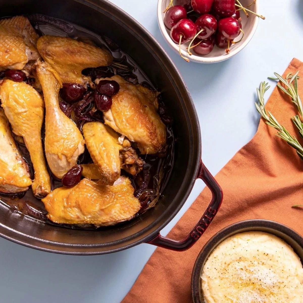 Staub 7 Qt. Oval Cocotte/Dutch Oven | Grenadine - Image 2