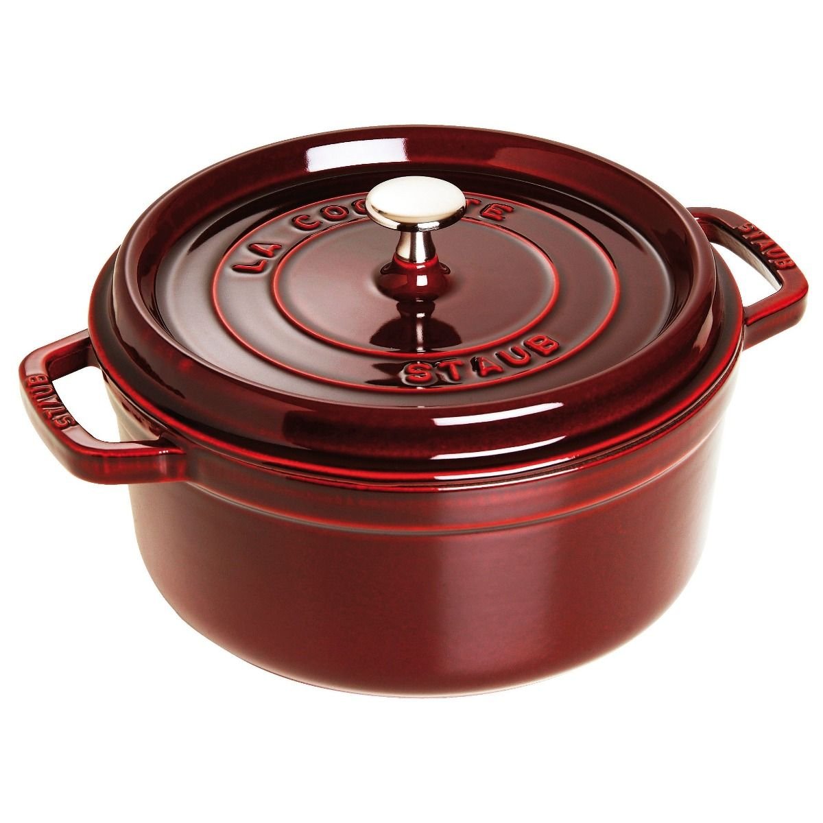 Staub 9 Qt. Round Cocotte/Dutch Oven | Grenadine Staub 9 Qt. Round Cocotte/Dutch Oven | Grenadine -STAUB Shop 40509 864 1 300dpi