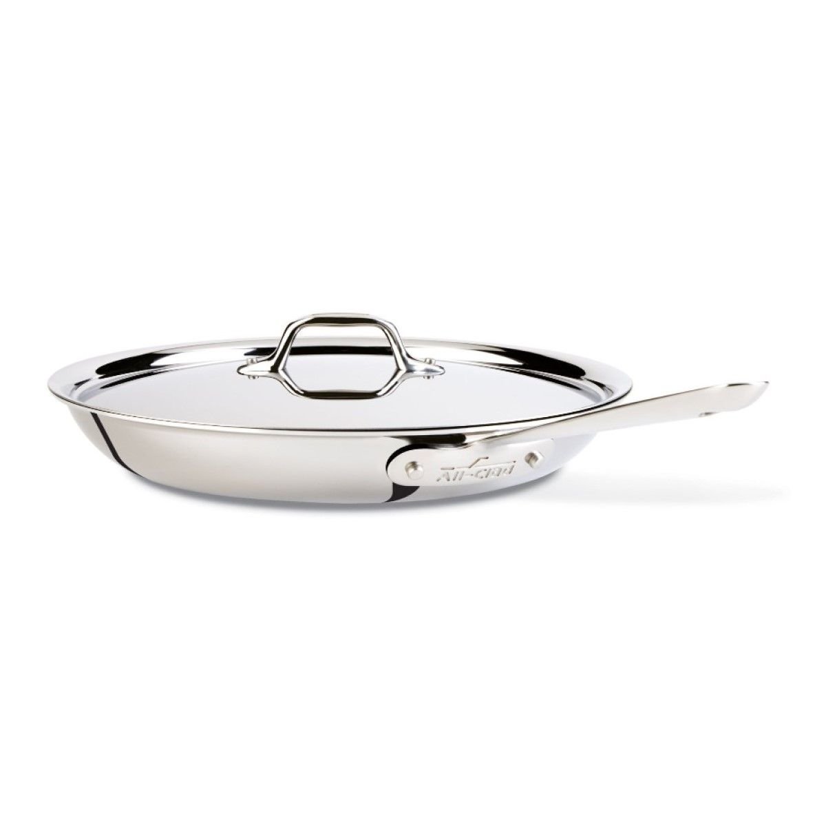 All-Clad D3 Stainless Steel Fry Pan & Lid | 12" 3 All-Clad D3 Stainless Steel Fry Pan & Lid | 12"
