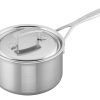 Demeyere Industry 3 Qt 5-Ply Stainless Steel Saucepan With Lid 2 Demeyere Industry 3 Qt 5-Ply Stainless Steel Saucepan With Lid -STAUB Shop 48420 48520 demeyere industry 3 qt stainless steel sauce pan 2