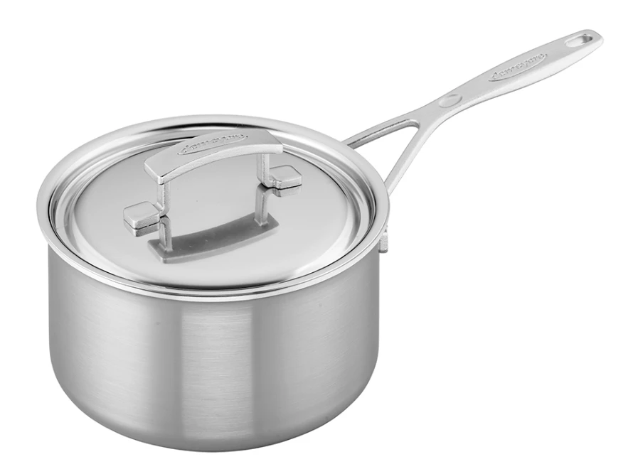 Demeyere Industry 3 Qt 5-Ply Stainless Steel Saucepan With Lid