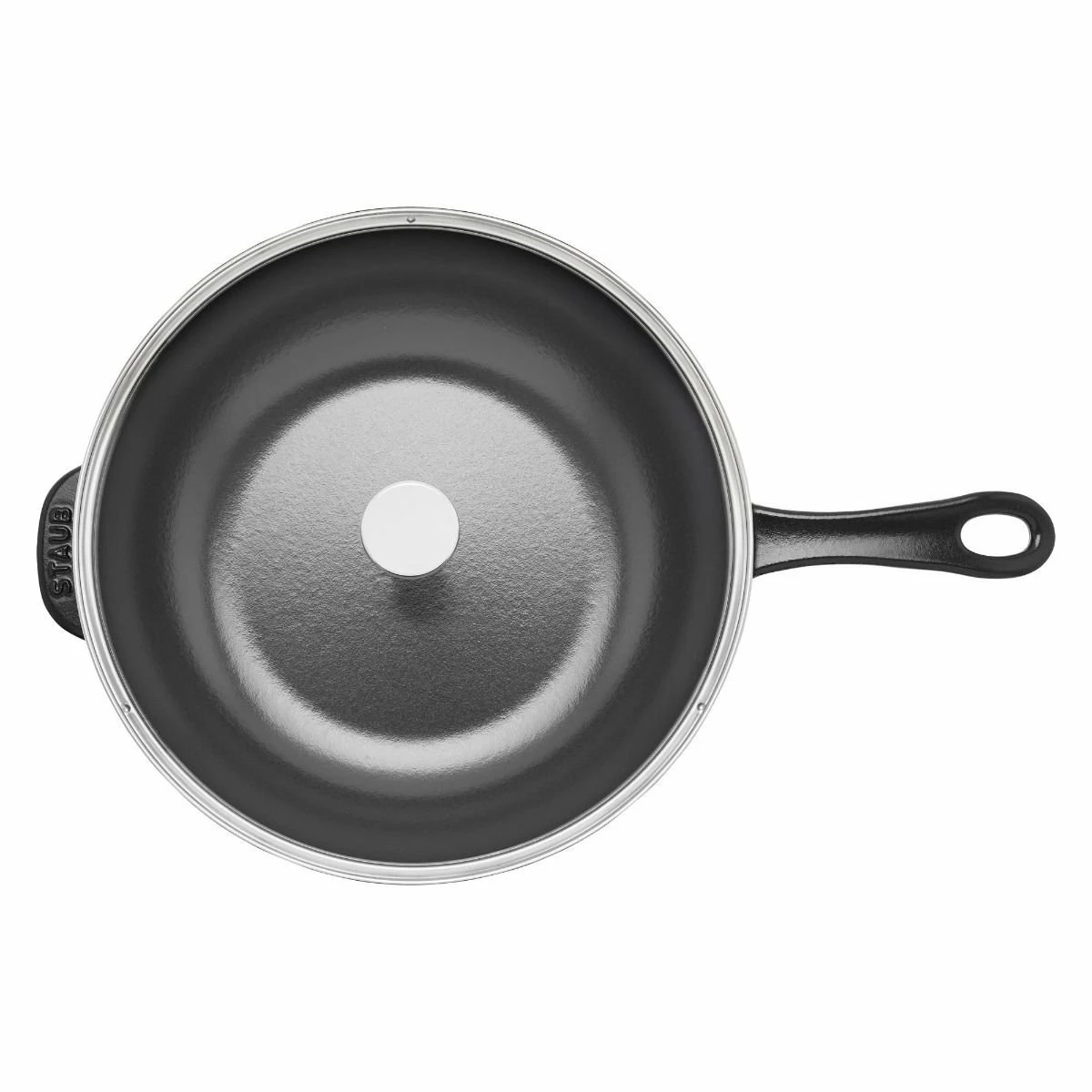 Staub 2.9 Qt Cast Iron Daily Pan | Black - Image 4