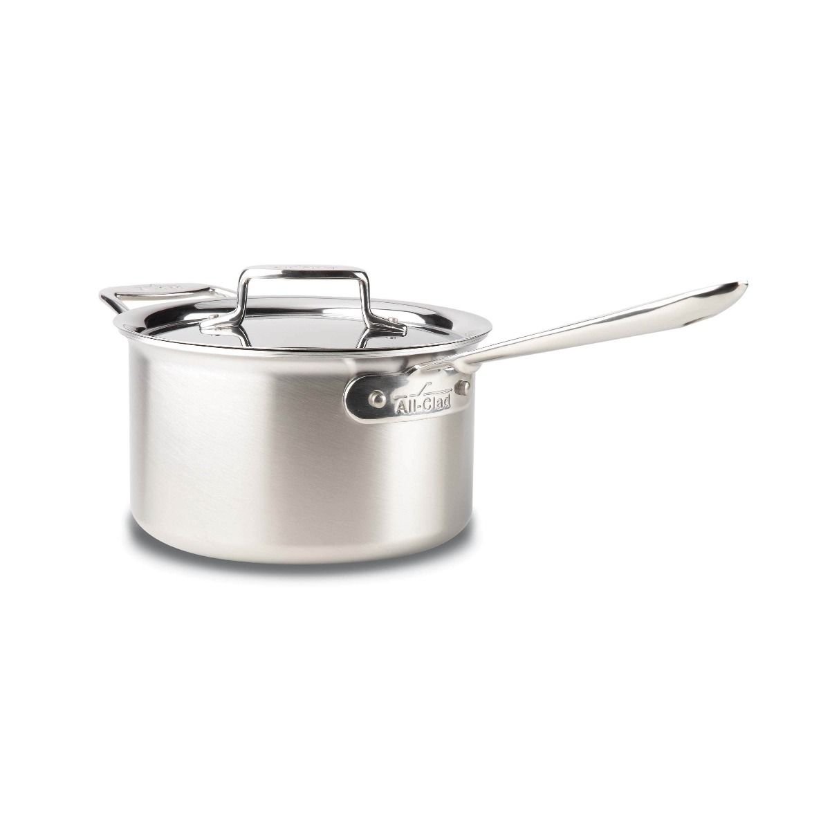 All-Clad D5 Brushed Stainless Steel Saucepan & Lid | 4 Qt. All-Clad D5 Brushed Stainless Steel Saucepan & Lid | 4 Qt. -STAUB Shop 4quart1