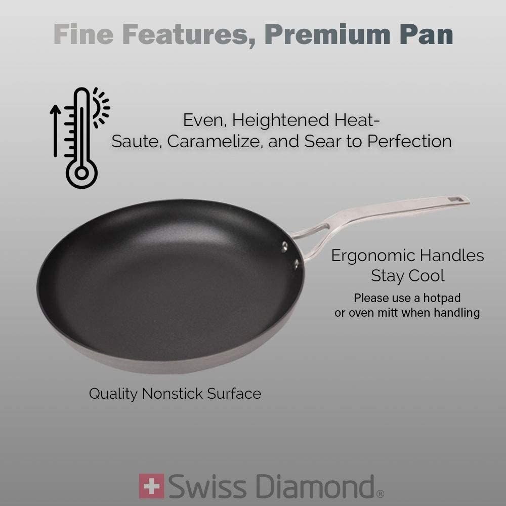 Swiss Diamond | Hard Anodized Induction 9" Nonstick Frypan Swiss Diamond | Hard Anodized Induction 9" Nonstick Frypan -STAUB Shop 51yuvuuuhpl. ac sl1000 1