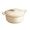 Emile Henry 6-Quart Sublime Stewpot | Creme -STAUB Shop 554760 sublime dutch oven