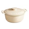 Emile Henry 7.5-Quart Sublime Stewpot | Creme -STAUB Shop 554770 sublime dutch oven