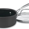 Cuisinart Chef's Classic Hard Anodized Nonstick 1-Quart Saucepan With Lid -STAUB Shop 619 14 hard anodized 1 quart pan popup