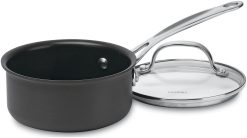 Cuisinart Chef's Classic Hard Anodized Nonstick 1-Quart Saucepan With Lid