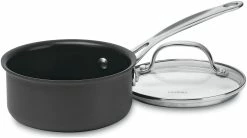 Cuisinart Chef's Classic Hard Anodized Nonstick 1-Quart Saucepan With Lid