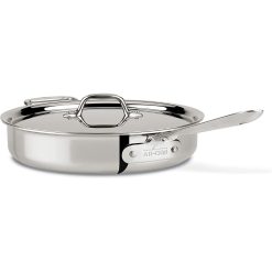 All-Clad D3 Stainless Steel 3-Quart Sauce Pan With Lid
