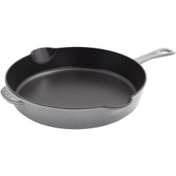Staub 11'' Traditional Deep Skillet | Graphite Grey