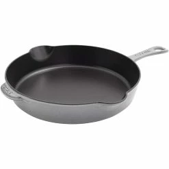 Staub 11'' Traditional Deep Skillet | Graphite Grey