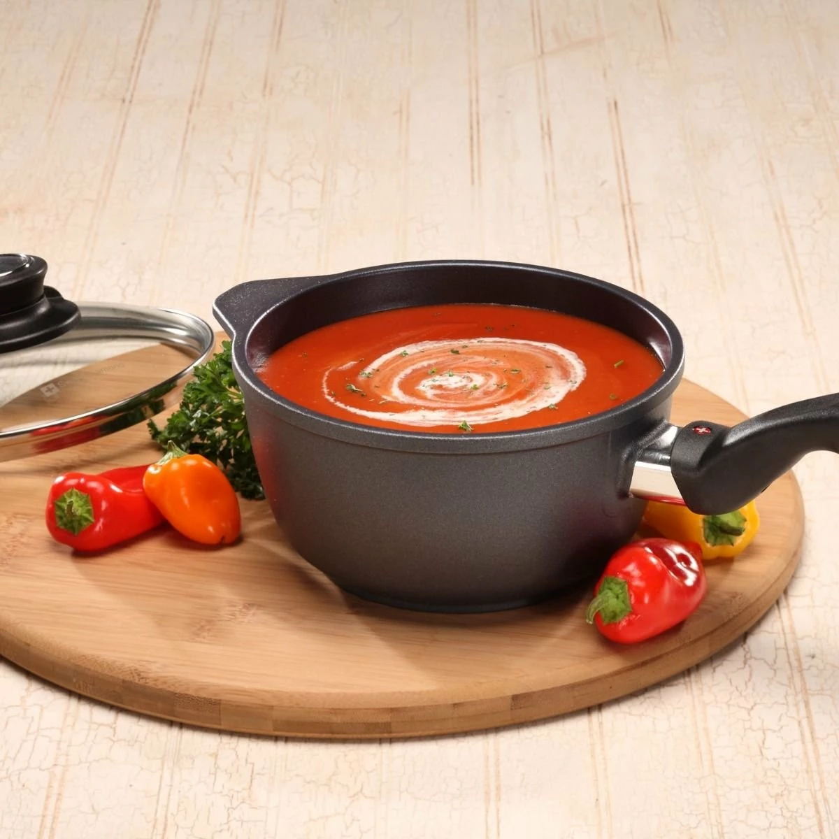 Swiss Diamond | HD Sauce Pan With Lid - 6.3" (1.4 Qt.) - Image 6
