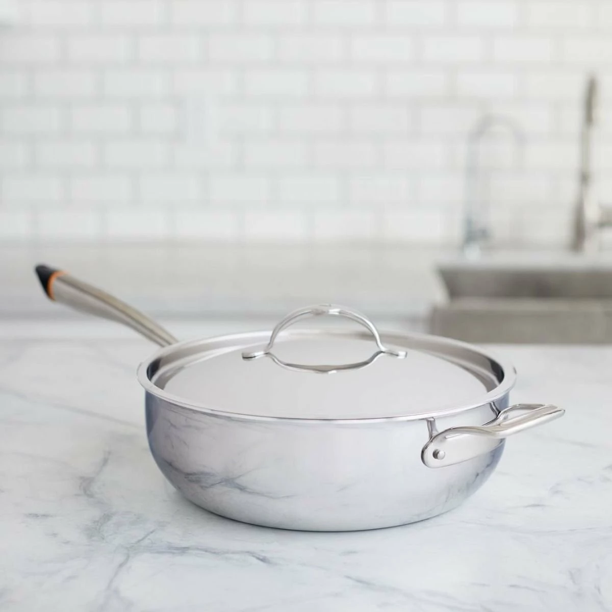 Hestan Cue 5.5 Qt. Smart Chef's Pot | Stainless Steel - Image 2