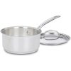 Cuisinart Chef's Classic Stainless Steel 1.5-Quart Saucepan -STAUB Shop 719 16 cuisinart stainless steel quart sauce pan popup 1