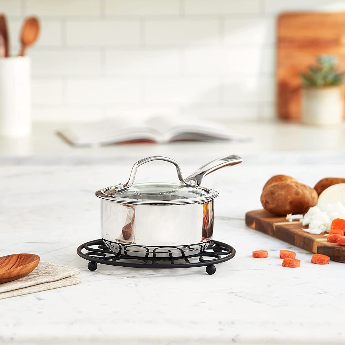 Cuisinart Forever Stainless Saucepan With Cover | 1 Qt. 5 Cuisinart Forever Stainless Saucepan With Cover | 1 Qt. - Image 3