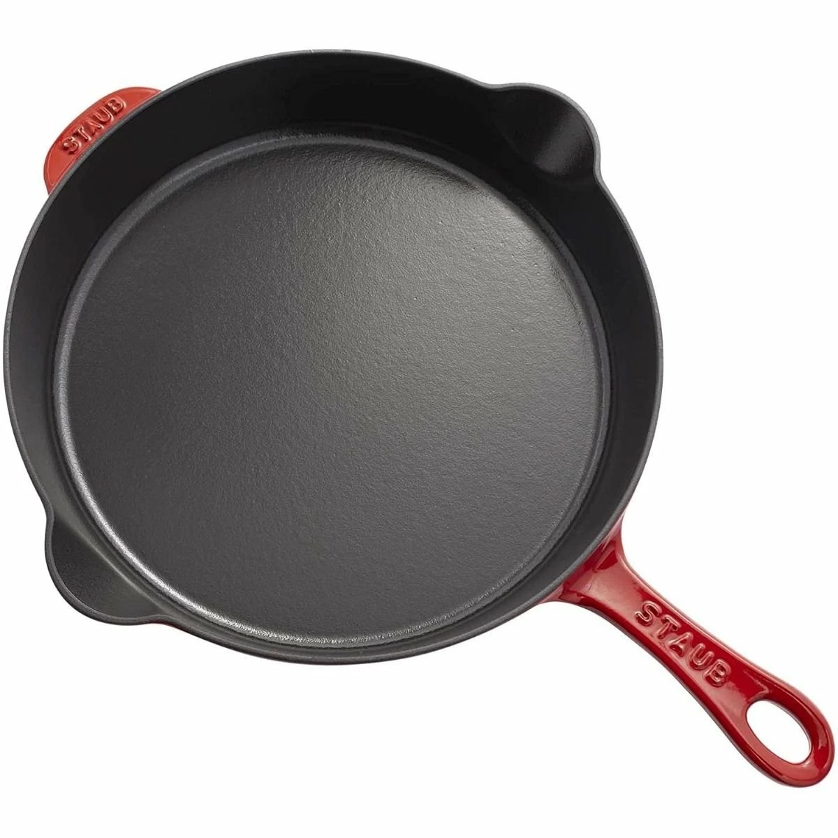 Staub 11'' Traditional Deep Skillet | Cherry Red - Image 2