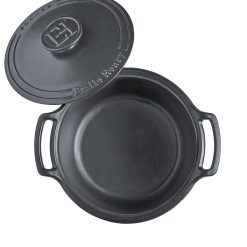 Emile Henry 4-Quart Sublime Stewpot | Graphite 10 Emile Henry 4-Quart Sublime Stewpot | Graphite -STAUB Shop 734740 sublime dutch oven top open