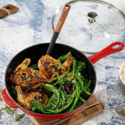 Staub 2.9 Qt Cast Iron Daily Pan | Cherry 13 Staub 2.9 Qt Cast Iron Daily Pan | Cherry -STAUB Shop 750056174 1