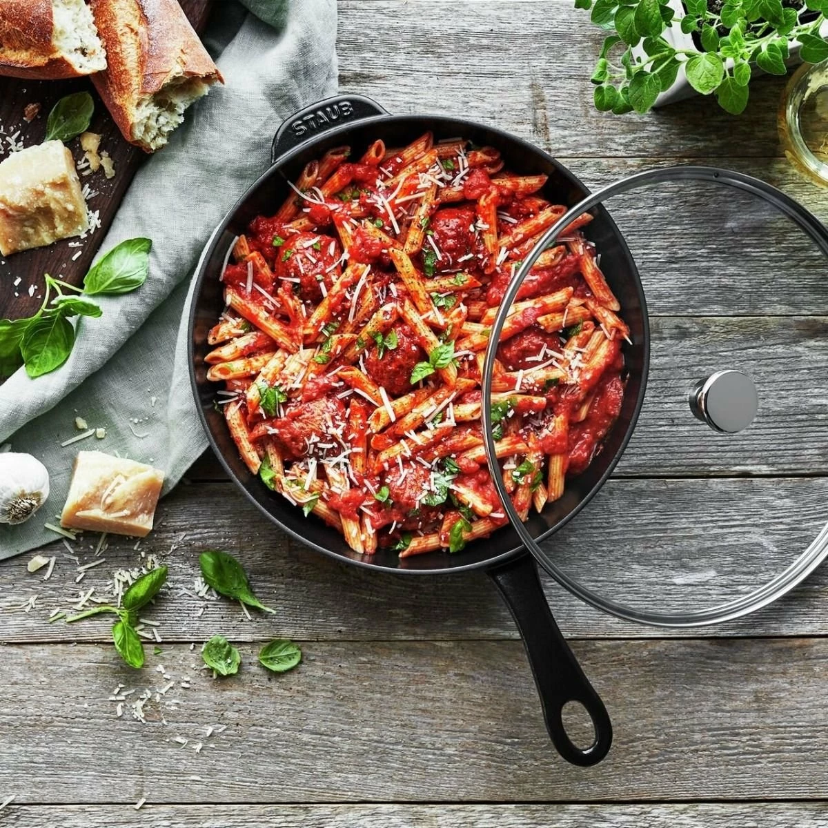 Staub 2.9 Qt Cast Iron Daily Pan | Black - Image 6