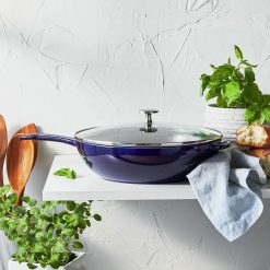 Staub 2.9 Qt Cast Iron Daily Pan | Dark Blue 6 Staub 2.9 Qt Cast Iron Daily Pan | Dark Blue -STAUB Shop 750056186