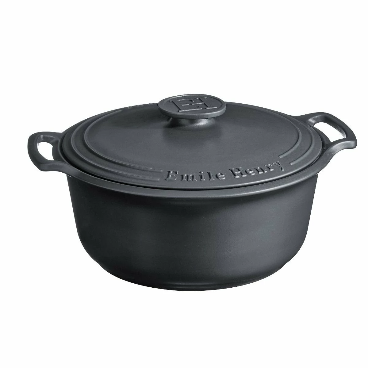 Emile Henry 7.5-Quart Sublime Stewpot | Graphite