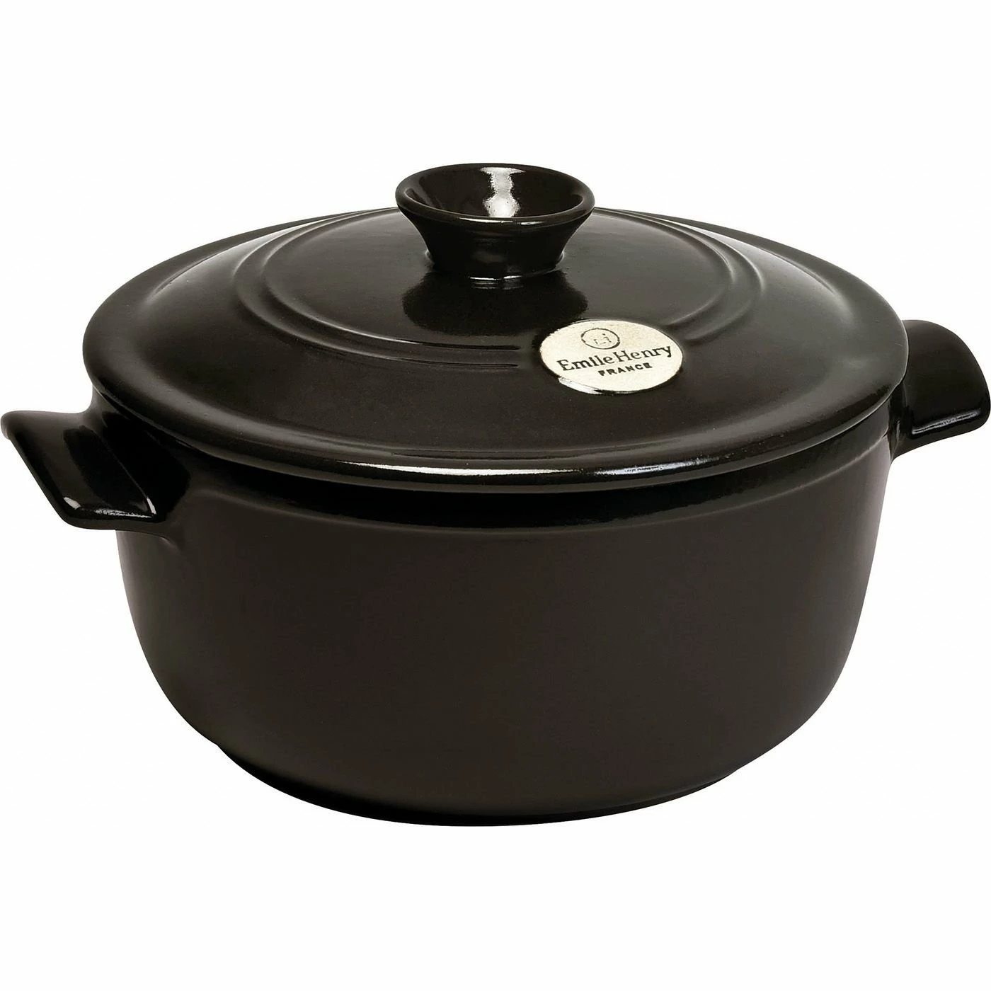 Emile Henry 4.2 Qt. Round Dutch Oven | Charcoal
