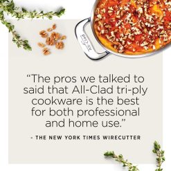 All-Clad D3 Stainless Steel 3-Quart Sauce Pan With Lid -STAUB Shop 81 npd2ijbl. ac sl1500