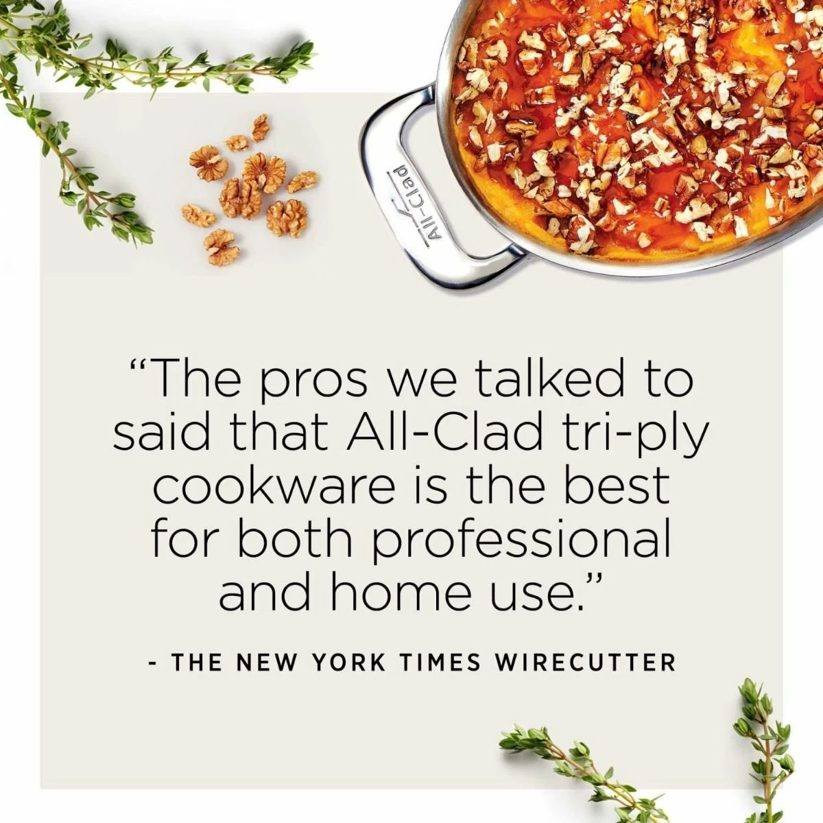 All-Clad D3 Stainless Steel 3-Quart Sauce Pan With Lid - Image 10