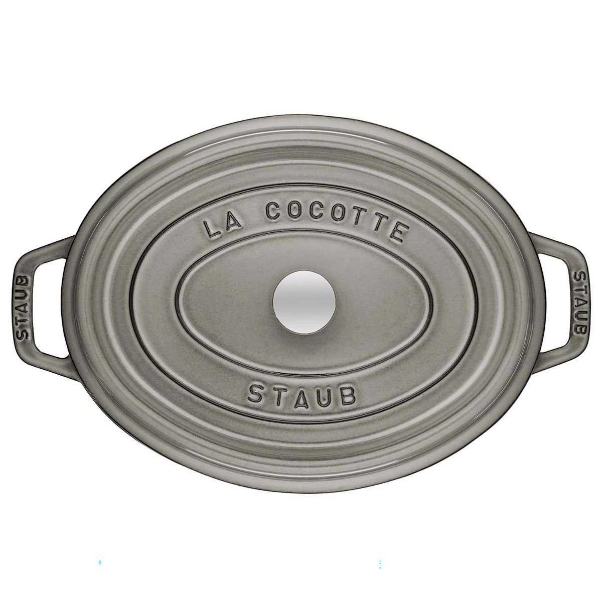 Staub 7 Qt. Oval Cocotte/Dutch Oven | Graphite Grey Staub 7 Qt. Oval Cocotte/Dutch Oven | Graphite Grey -STAUB Shop 872078003524 3