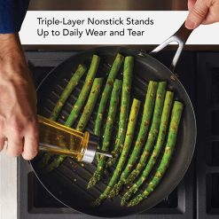 KitchenAid Non-Electrics KitchenAid 10.25" Stainless Steel 3-Ply Round Grill Pan | Nonstick 10 KitchenAid Non-Electrics KitchenAid 10.25" Stainless Steel 3-Ply Round Grill Pan | Nonstick -STAUB Shop 91dtsty hol. ac sl1500