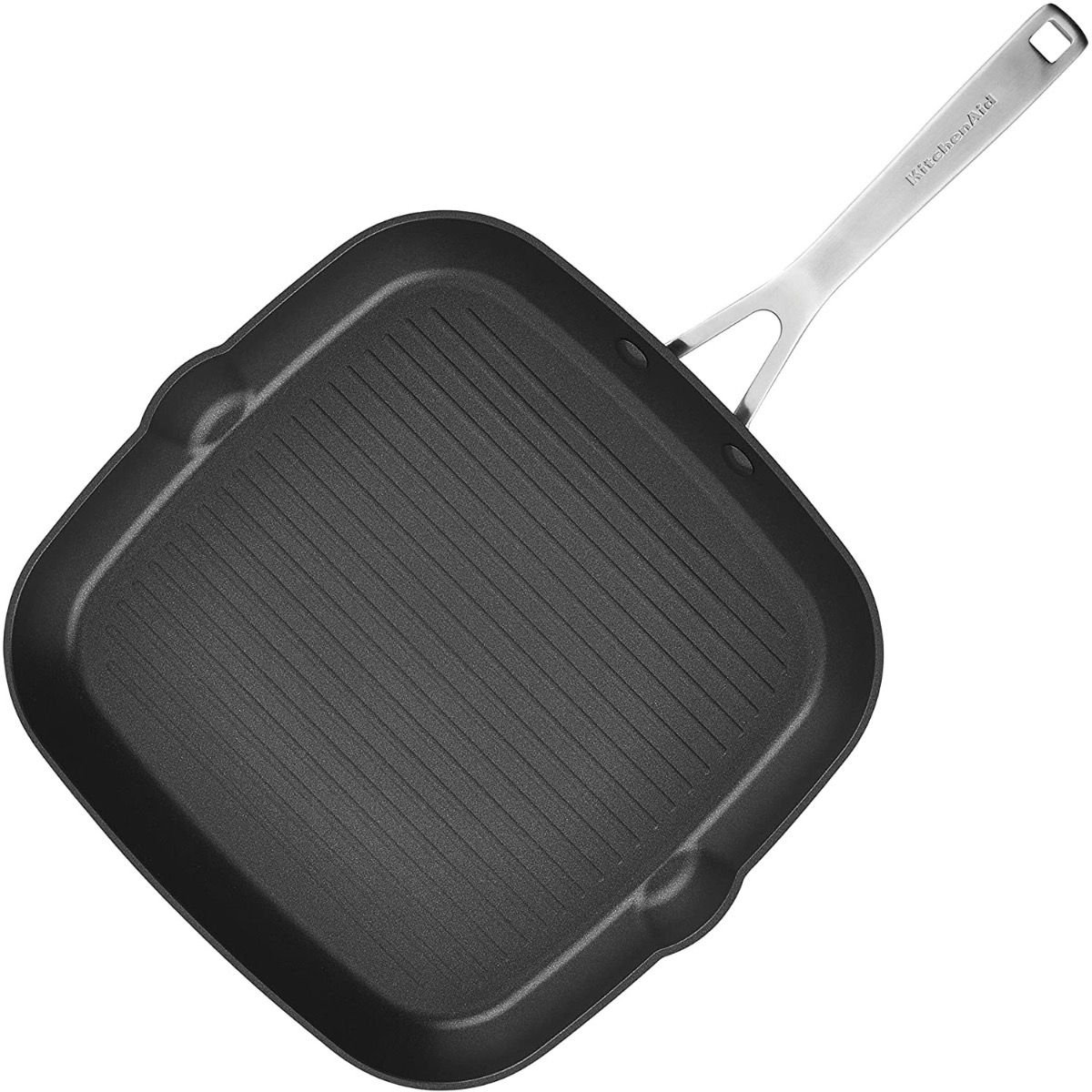 KitchenAid Nonstick Hard Anodized Induction Square Grill Pan/Griddle with Pouring Spouts | 11.25" KitchenAid Non-Electrics KitchenAid Nonstick Hard Anodized Induction Square Grill Pan/Griddle With Pouring Spouts | 11.25" -STAUB Shop 91eo7xe8s l. ac sl1500 1