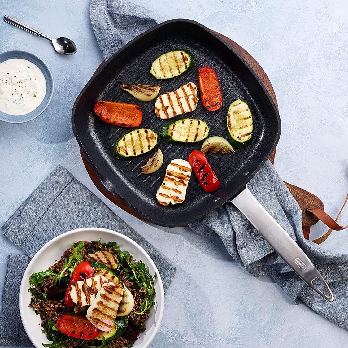 Zyliss Ultimate Pro Grill Pan | 10" Zyliss Ultimate Pro Grill Pan | 10" -STAUB Shop 91qsg3ab3as. ac sl1500