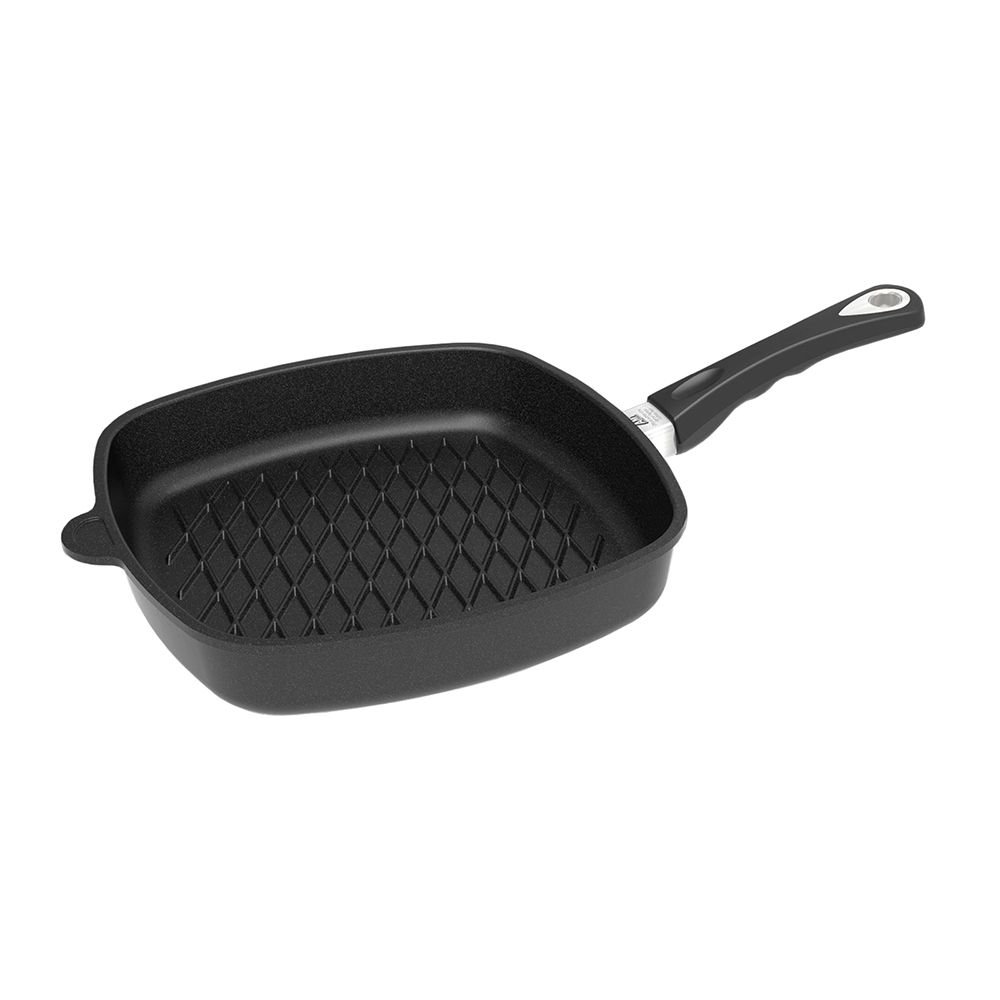AMT Cookware 11" Induction BBQ Pattern Square Grill Pan 3 AMT Cookware 11" Induction BBQ Pattern Square Grill Pan