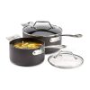 All-Clad Essentials Nonstick Hard Anodized Sauce Pan Set | 2-Piece -STAUB Shop allcld2pc